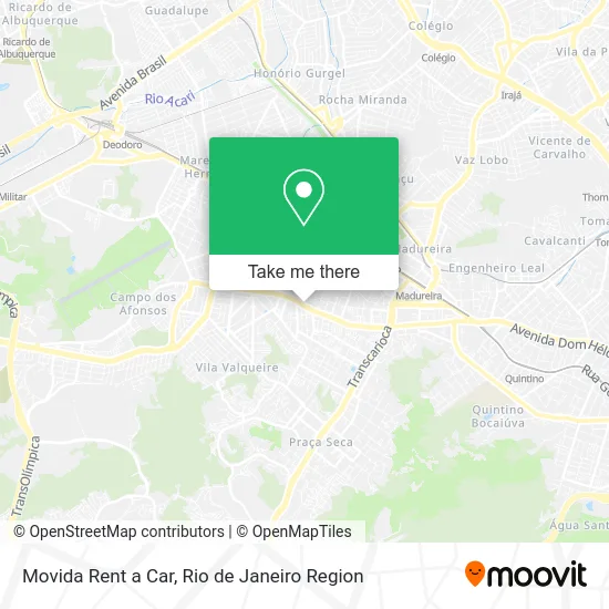 Movida Rent a Car map