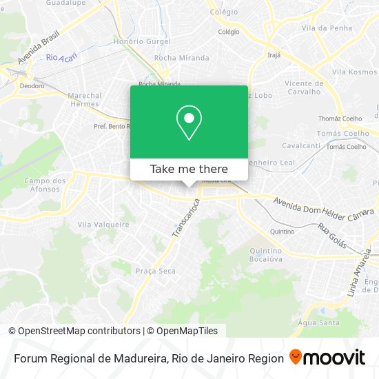 Forum Regional de Madureira map