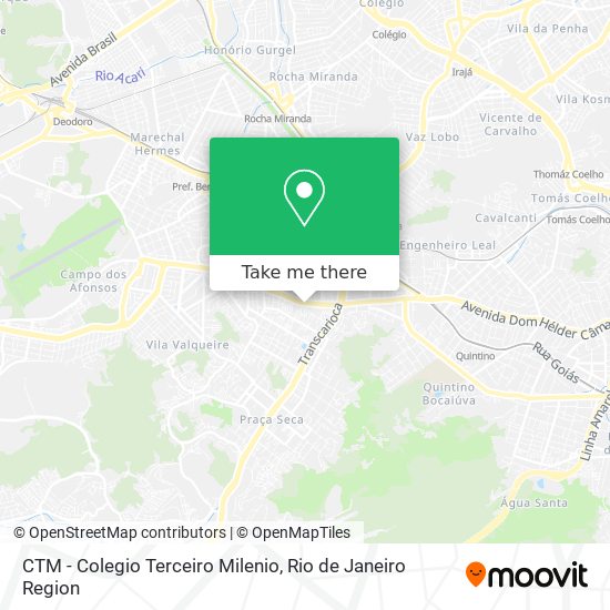 Mapa CTM - Colegio Terceiro Milenio