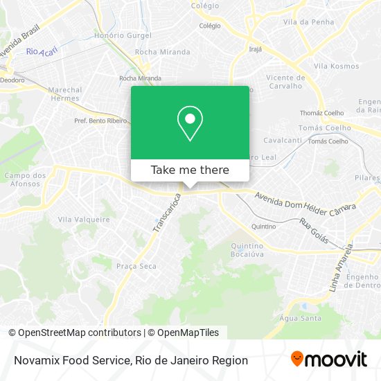 Novamix Food Service map