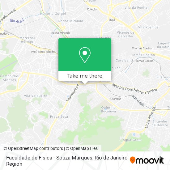 Faculdade de Física - Souza Marques map