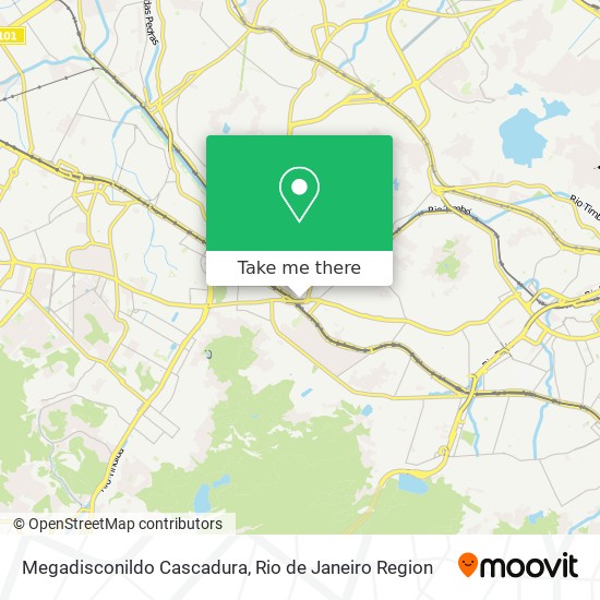 Megadisconildo Cascadura map