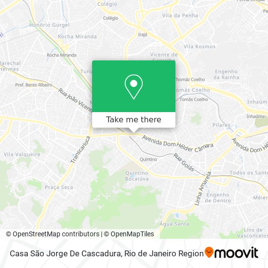Casa São Jorge De Cascadura map