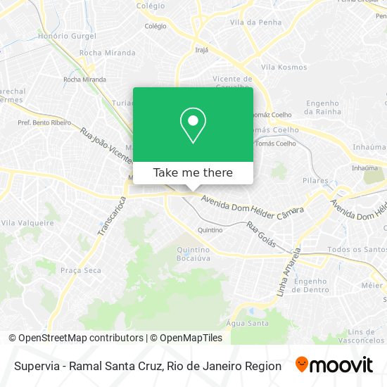 Supervia - Ramal Santa Cruz map