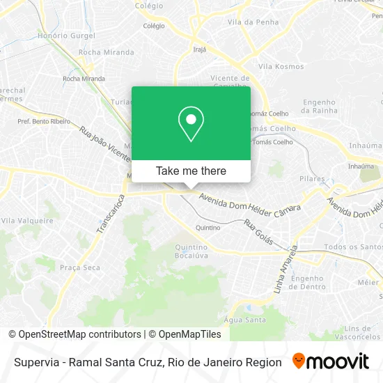 Supervia - Ramal Santa Cruz map