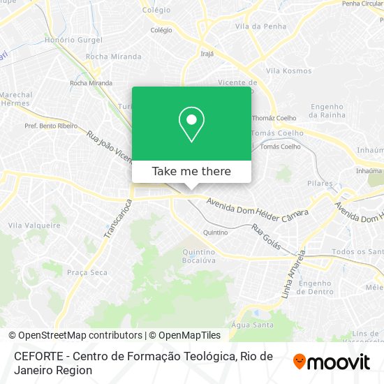 CEFORTE - Centro de Formação Teológica map