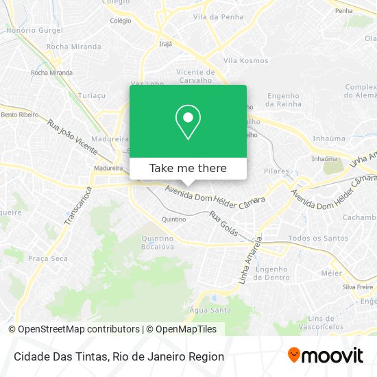 Cidade Das Tintas map