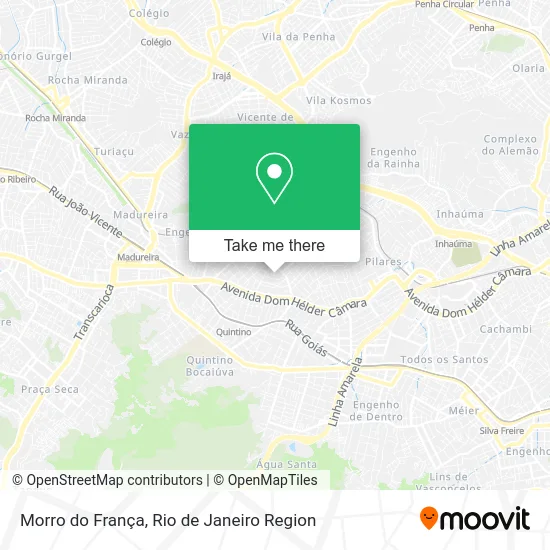 Morro do França map