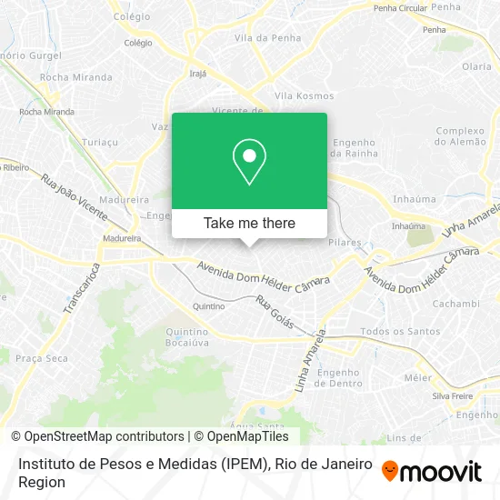 Instituto de Pesos e Medidas (IPEM) map