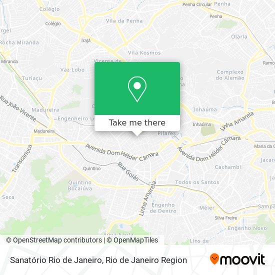 Sanatório Rio de Janeiro map