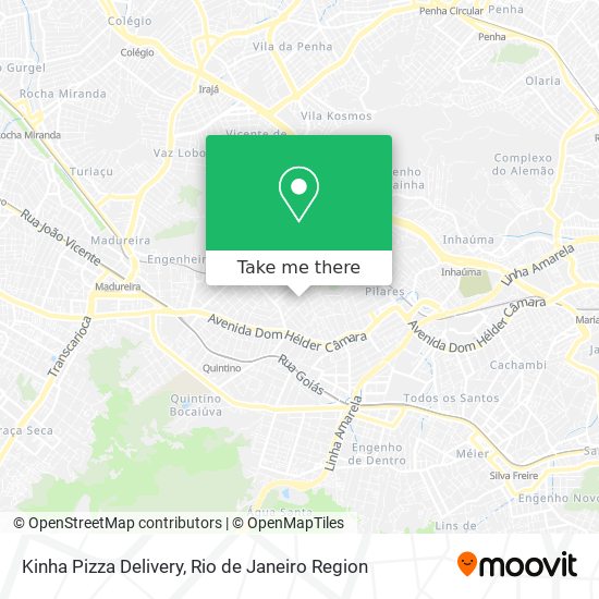 Kinha Pizza Delivery map