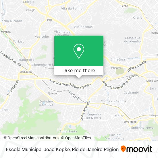 Mapa Escola Municipal João Kopke