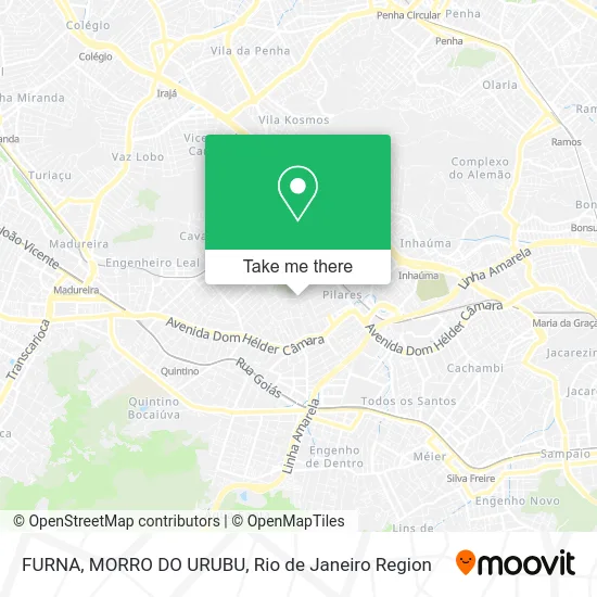 FURNA, MORRO DO URUBU map