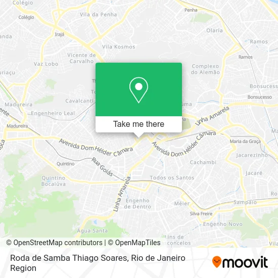 Roda de Samba Thiago Soares map