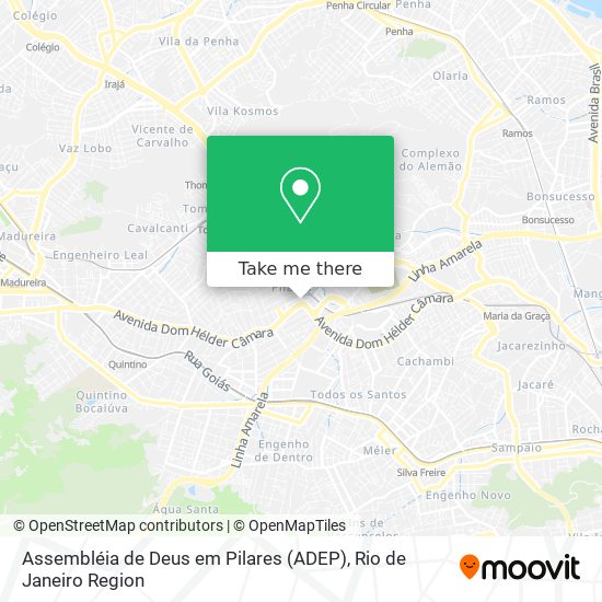 Assembléia de Deus em Pilares (ADEP) map