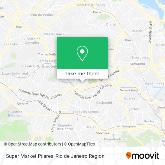 Super Market Pilares map