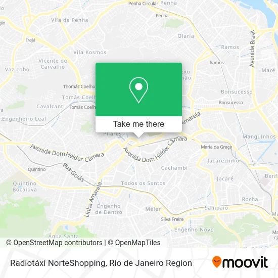 Radiotáxi NorteShopping map