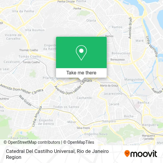 Catedral Del Castilho Universal map