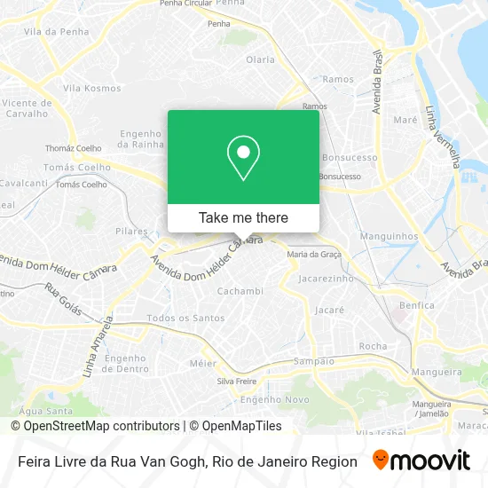Feira Livre da Rua Van Gogh map