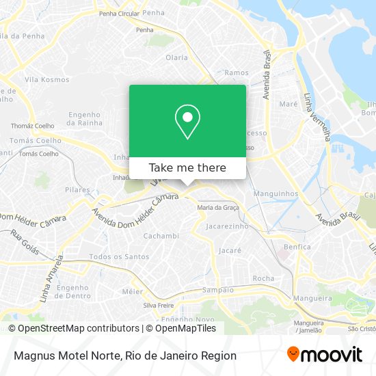 Mapa Magnus Motel Norte