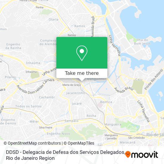 Mapa DDSD - Delegacia de Defesa dos Serviços Delegados