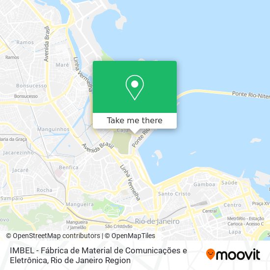 IMBEL - Fábrica de Material de Comunicações e Eletrônica map