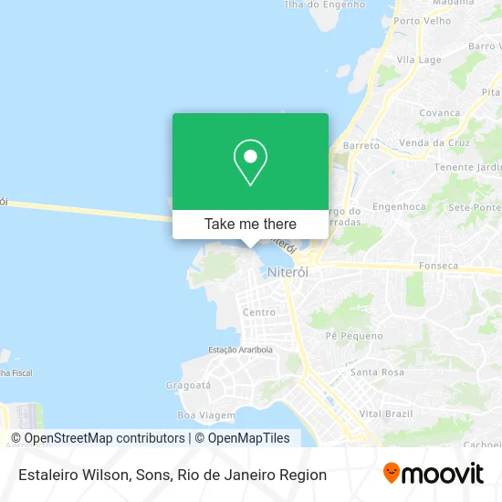 Estaleiro Wilson, Sons map