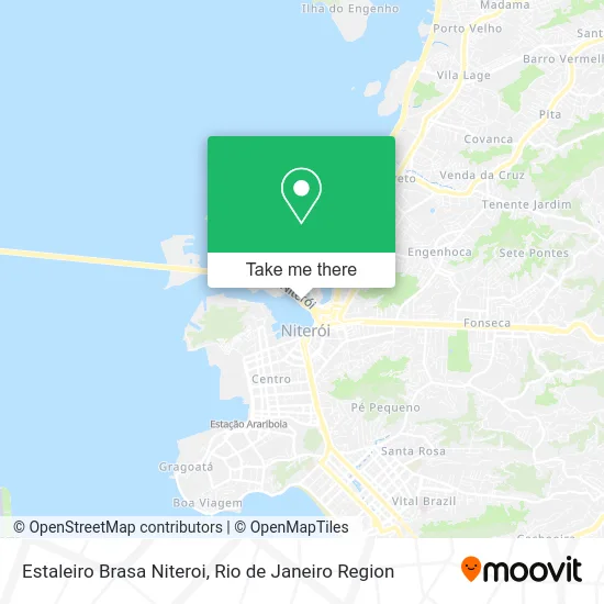 Estaleiro Brasa Niteroi map