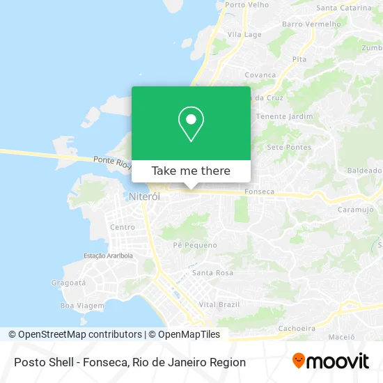 Posto Shell - Fonseca map