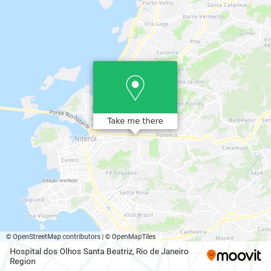 Hospital dos Olhos Santa Beatriz map