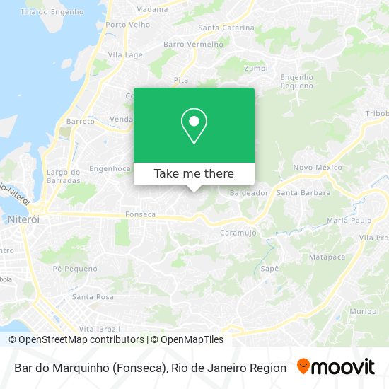 Bar do Marquinho (Fonseca) map
