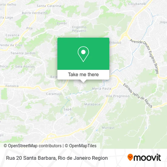 Rua 20 Santa Barbara map