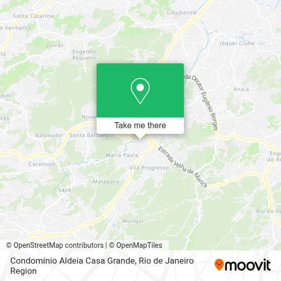 Condomínio Aldeia Casa Grande map