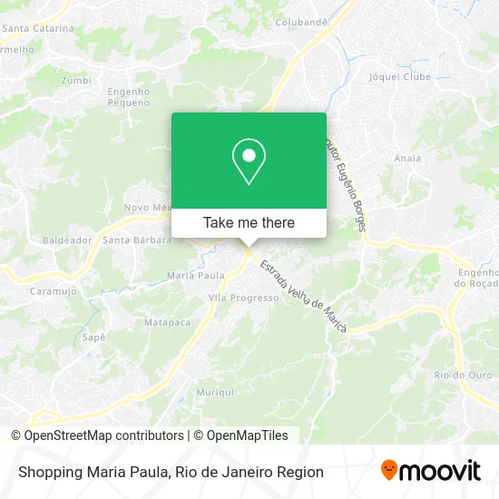 Shopping Maria Paula map
