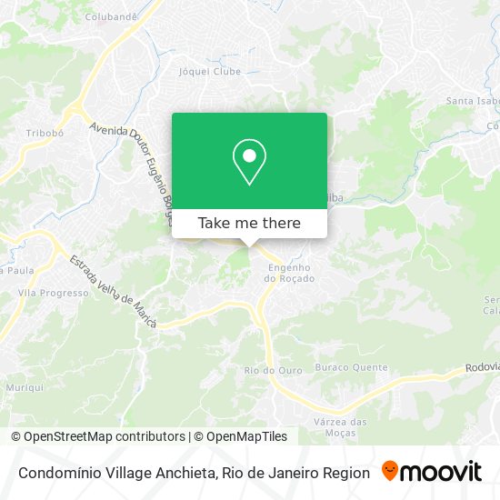 Mapa Condomínio Village Anchieta