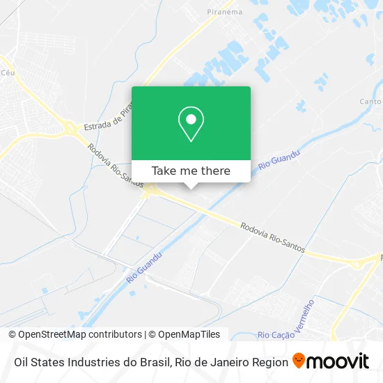Oil States Industries do Brasil map
