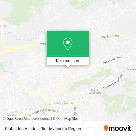 Clube dos Aliados map