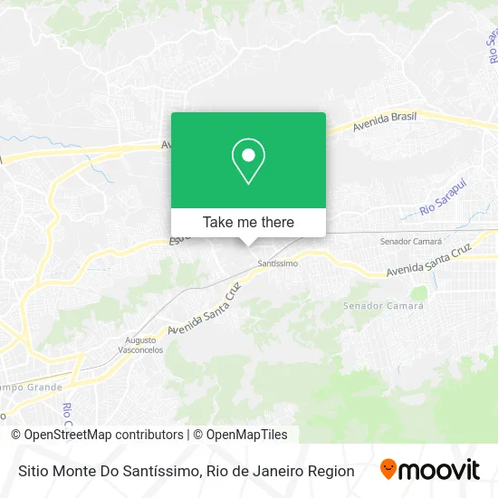 Sitio Monte Do Santíssimo map