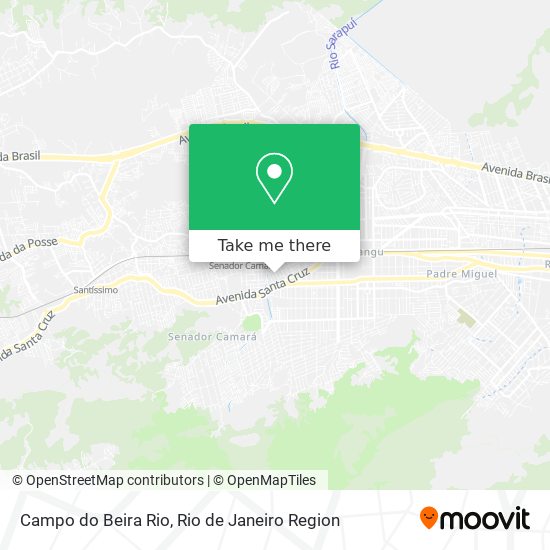 Campo do Beira Rio map