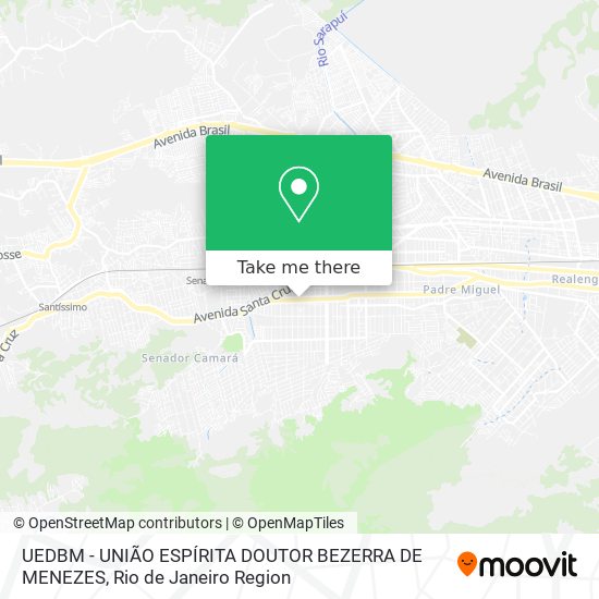 UEDBM - UNIÃO ESPÍRITA DOUTOR BEZERRA DE MENEZES map