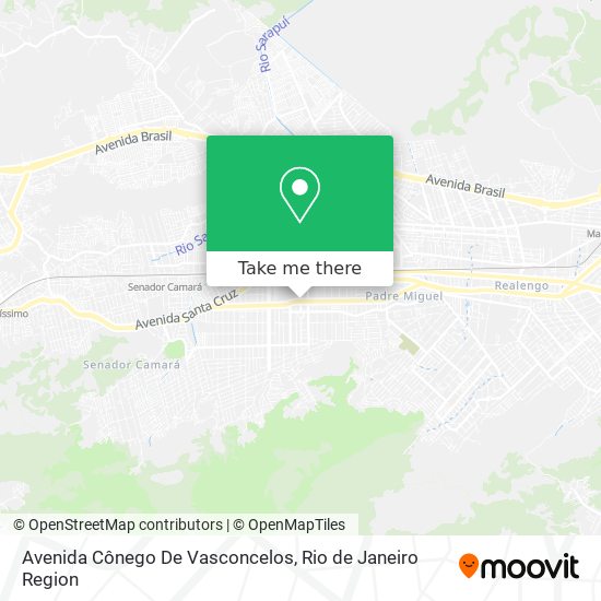 Mapa Avenida Cônego De Vasconcelos