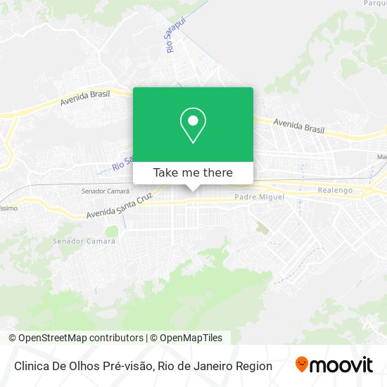 Clinica De Olhos Pré-visão map
