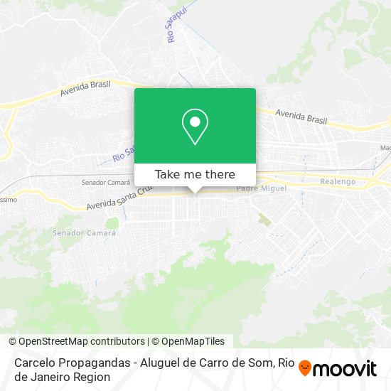 Carcelo Propagandas - Aluguel de Carro de Som map