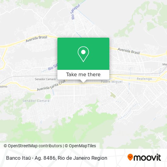 Banco Itaú - Ag. 8486 map