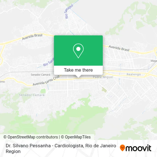 Dr. Silvano Pessanha - Cardiologista map