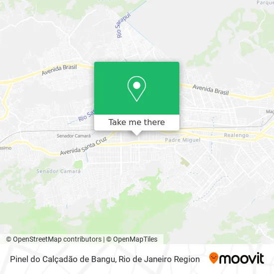 Pinel do Calçadão de Bangu map
