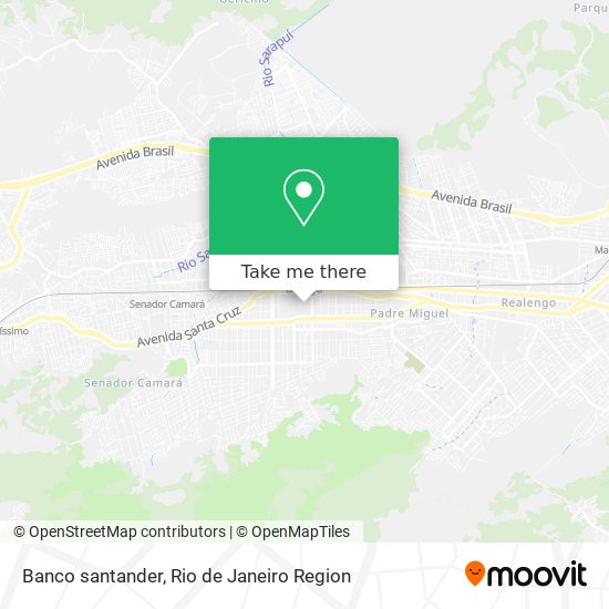 Banco santander map