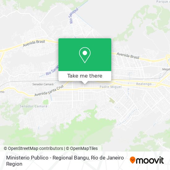 Ministerio Publico - Regional Bangu map