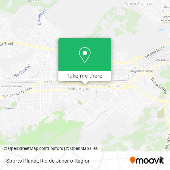 Sports Planet map