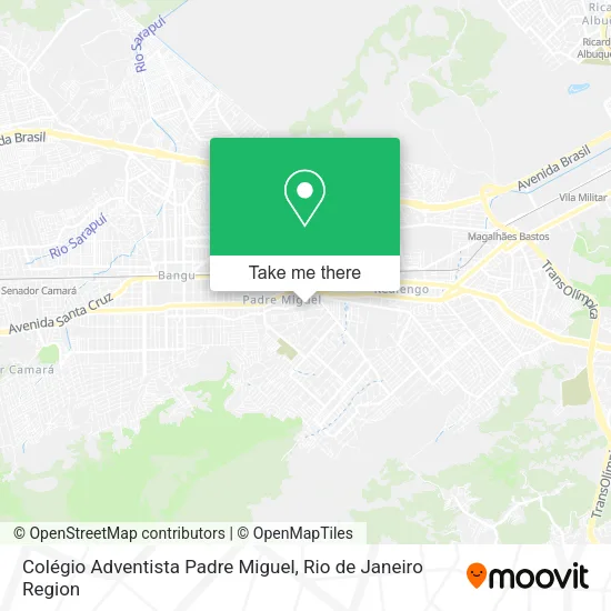 Colégio Adventista Padre Miguel map